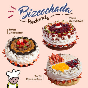 Bizcochada Redonda + Helado